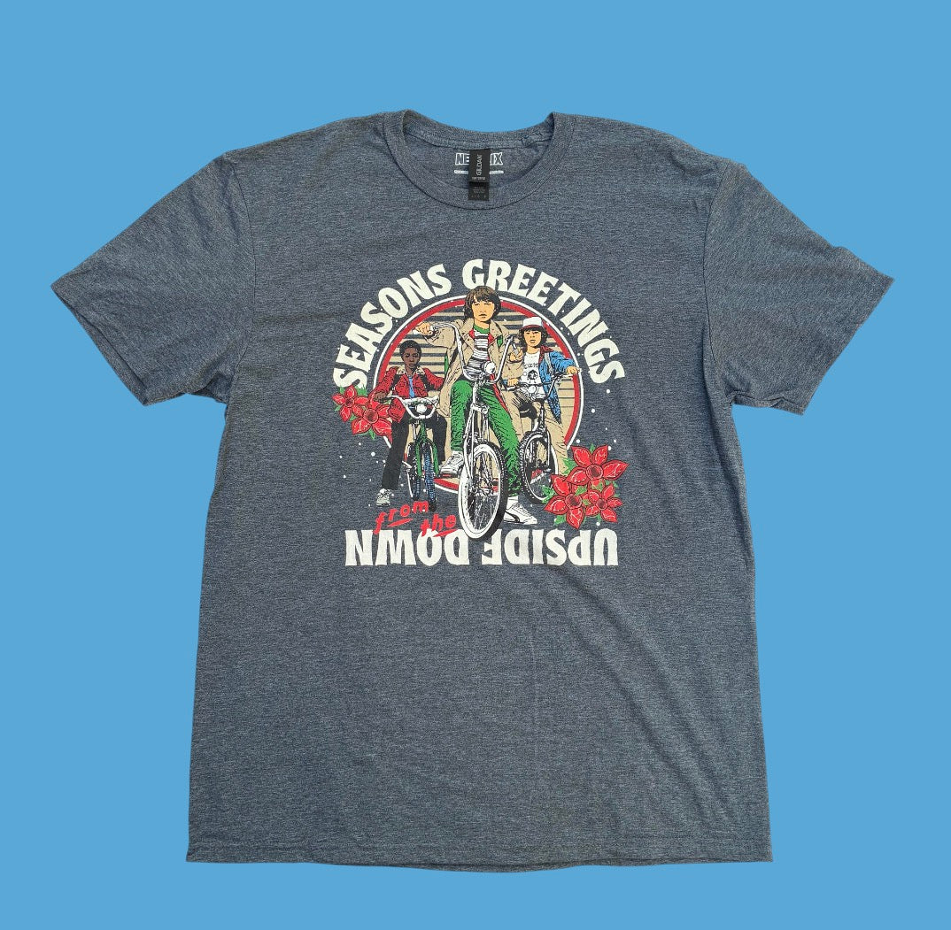 STRANGER THINGS★ストレンジャーシングス★Tシャツフィギュア★人形★ぬいぐるみ★マイク★ダスティン★ルーカス★Lサイズ