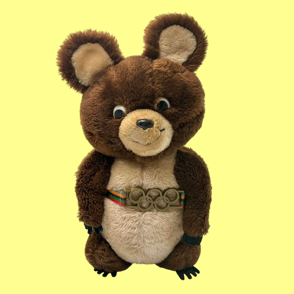 1970★Moscow Olympics★Misha the Bear★MISHA★Bear★Figure★Doll★Plushie★Vintage★ 