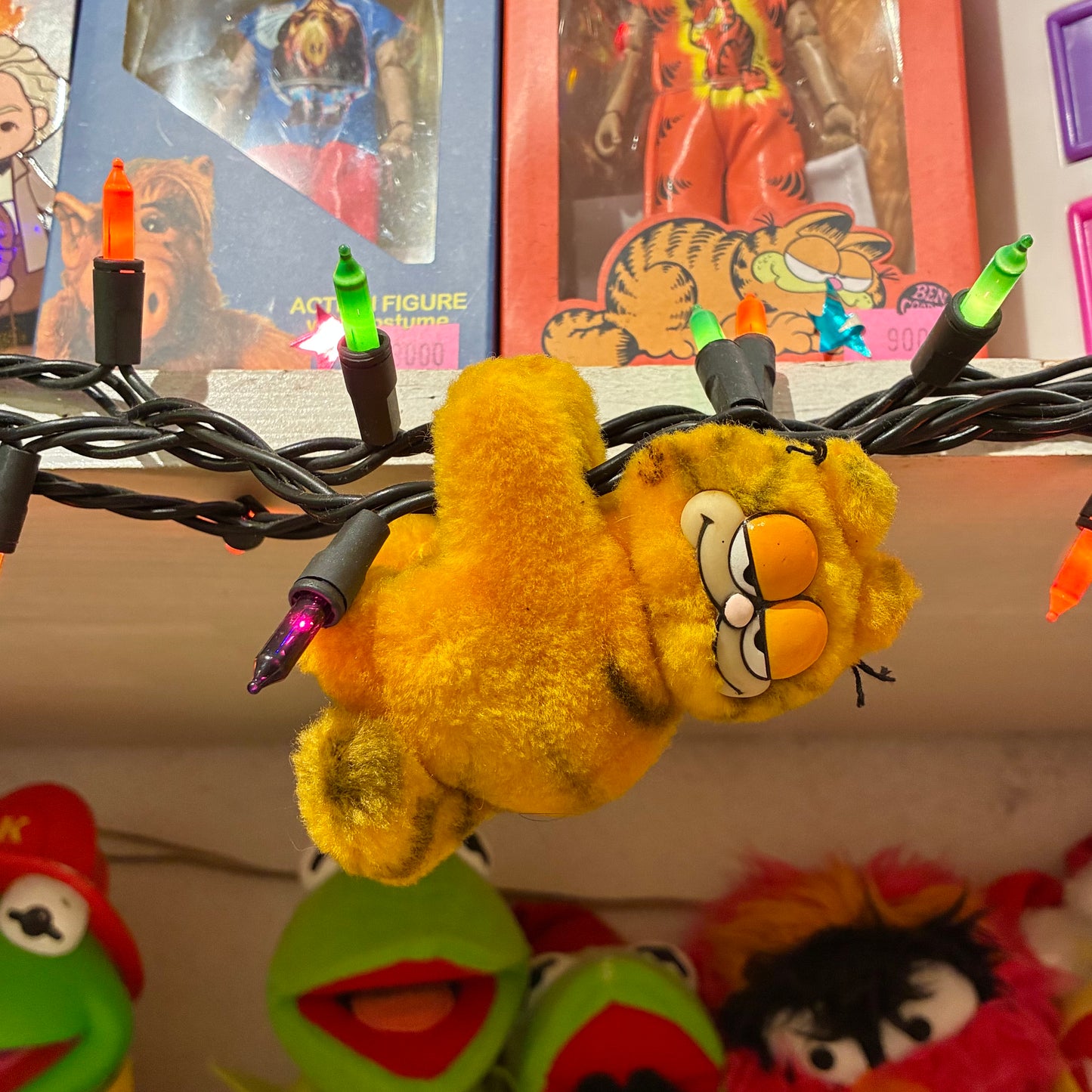 1981年★80's★GARFIELD★ガーフィールド★クリップ★人形★ぬいぐるみ★ビンテージ★vintage★A