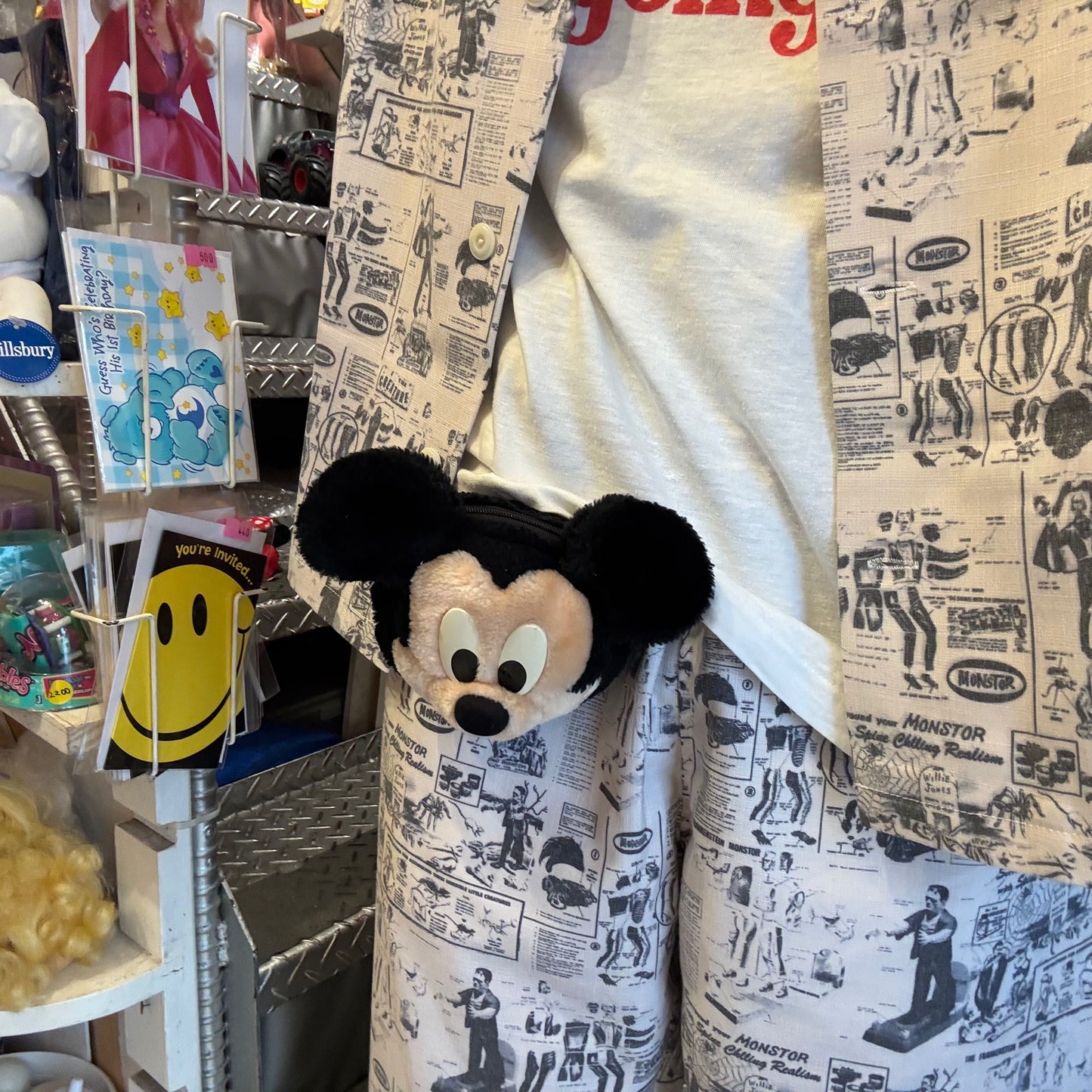 Vintage★Mickey Mouse★ミッキーマウス★コインケース★キーホルダー★人形★フィギュア★ぬいぐるみ★ビンテージ★Disney★ディズニー★小物入れ★