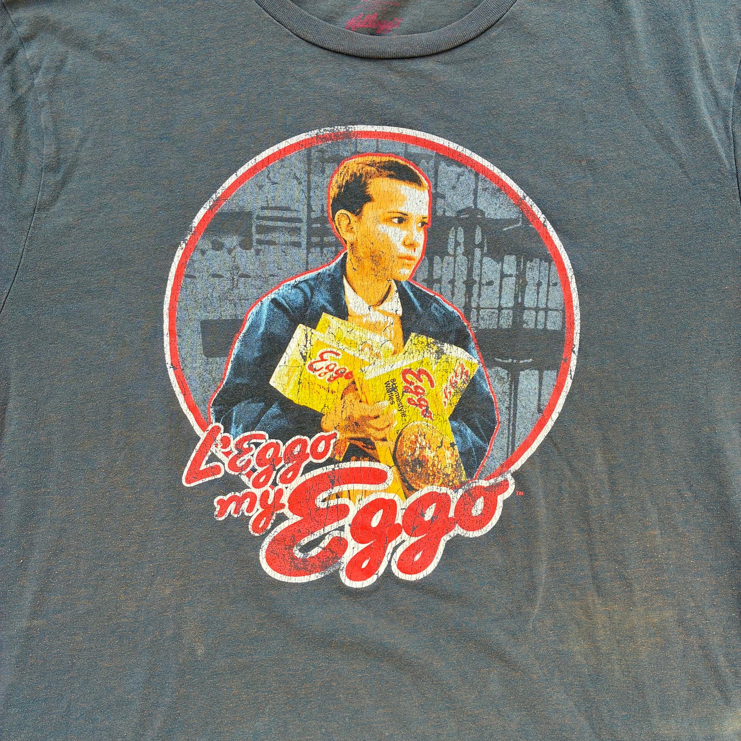 Used★STRANGER THINGS★ストレンジャーシングス★Tシャツフィギュア★人形★ぬいぐるみ★2XLサイズ★エル★イレブン★Eggo★ワッフル★