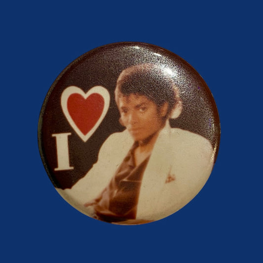 80's★I❤️MICHAEL JACSON★マイケルジャクソン★ビンテージ★バッジ★バッヂ★バッチ★人形★フィギュア★ぬいぐるみ★4
