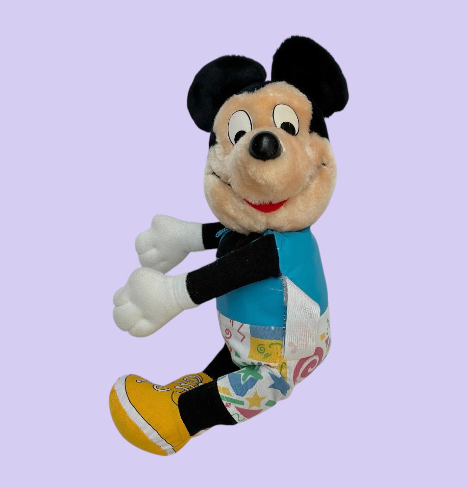 vintage★ビンテージ★Mickey Mouse★ミッキーマウス★Back Pack★ナップサック★リュック★ぬいぐるみ★人形★フィギュア