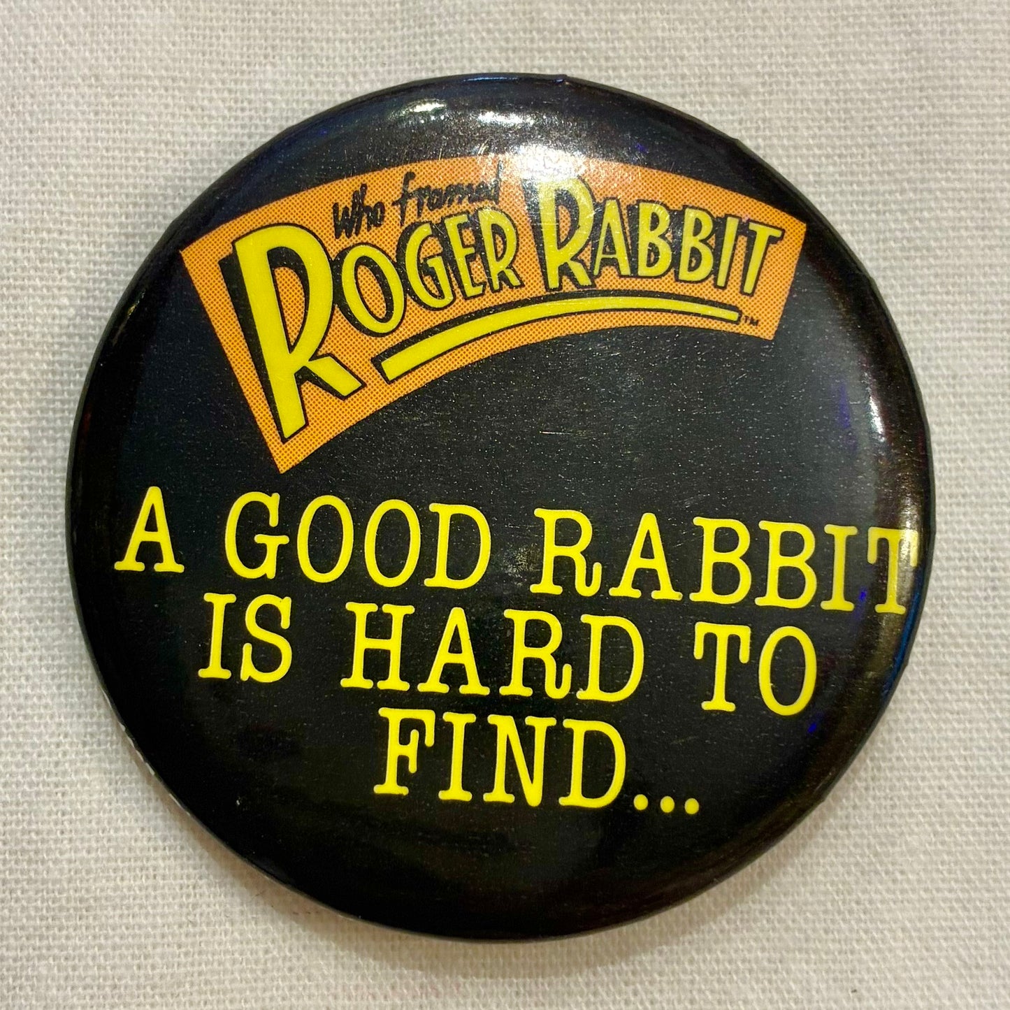 1987年★80's★ROGER RABBIT★ロジャーラビット★缶バッジ★バッチ★バッヂ★ぬいぐるみ★フィギュア★人形★ビンテージ★5