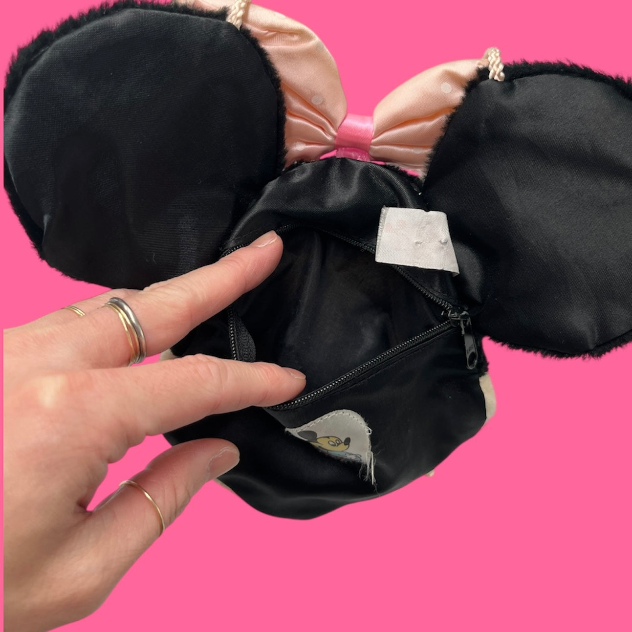 Vintage★ビンテージ★Minnie Mouse★ミニーマウス★フェイスショルダー★バッグ★人形★フィギュア★ぬいぐるみ