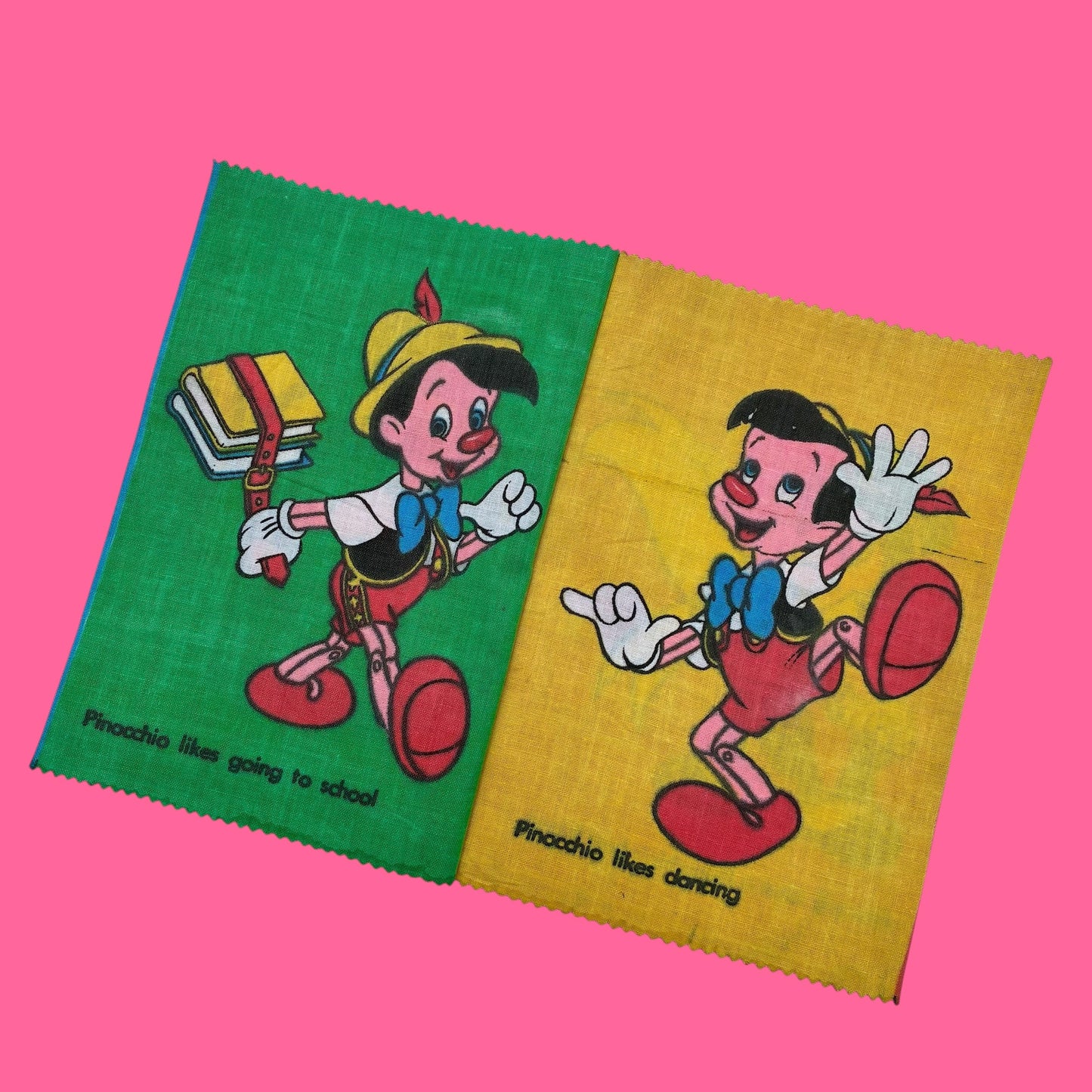 1979年★70's★Disney★ディズニー★ピノキオ★Pinocchio★布の絵本★ビンテージ★Vintage★人形★フィギュア★ぬいぐるみ