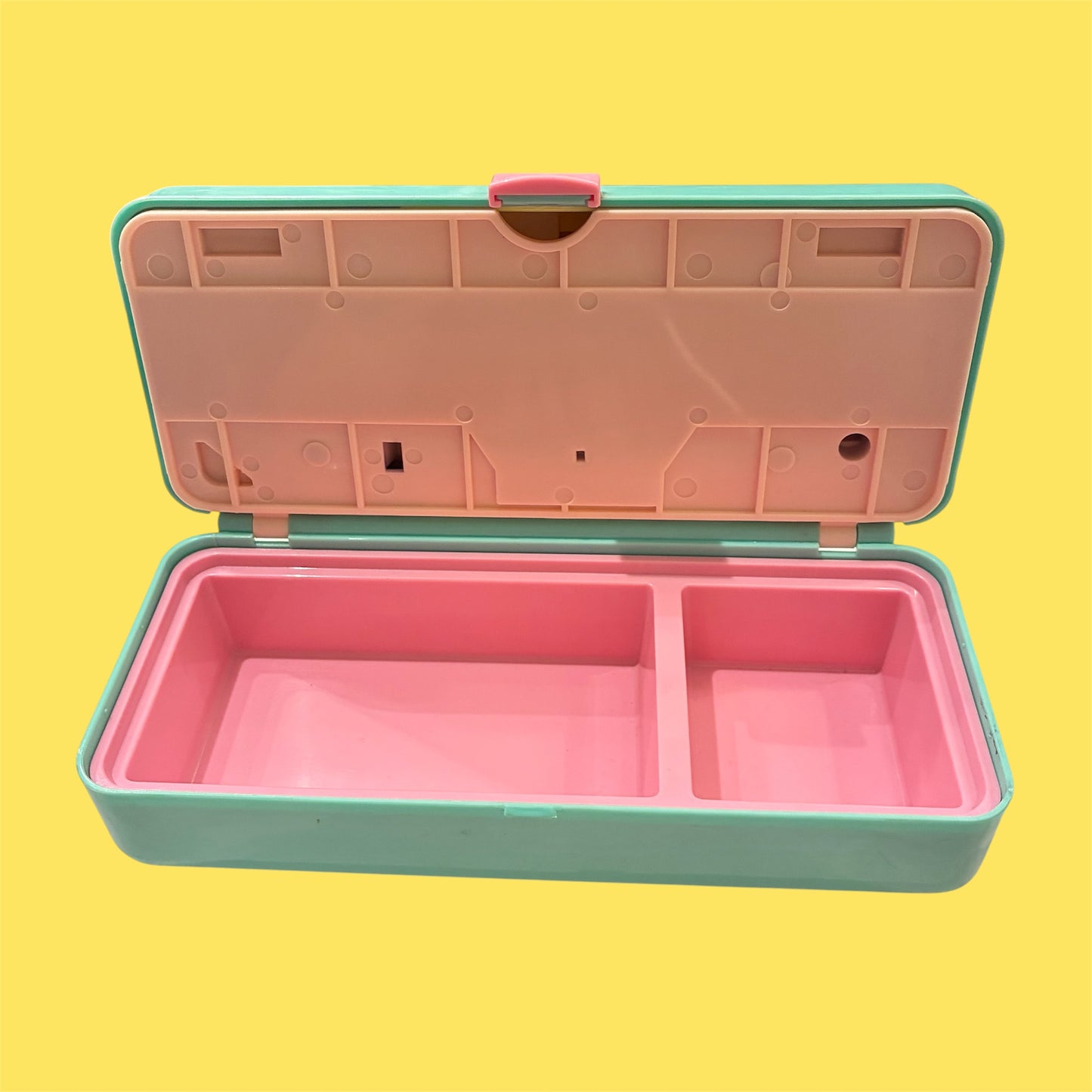 1989年★80's★90's★Polly Pocket★ポーリーポケット★Trinket Box Play Set★小物入れ★コンパクト★ビンテージ★人形★ぬいぐるみ★フィギュア★ミントグリーン★