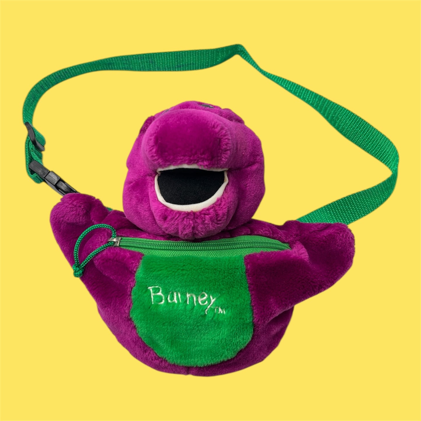 90's★Barney★バーニー★ウエストポーチ★人形★ぬいぐるみ★フィギュア★ビンテージ