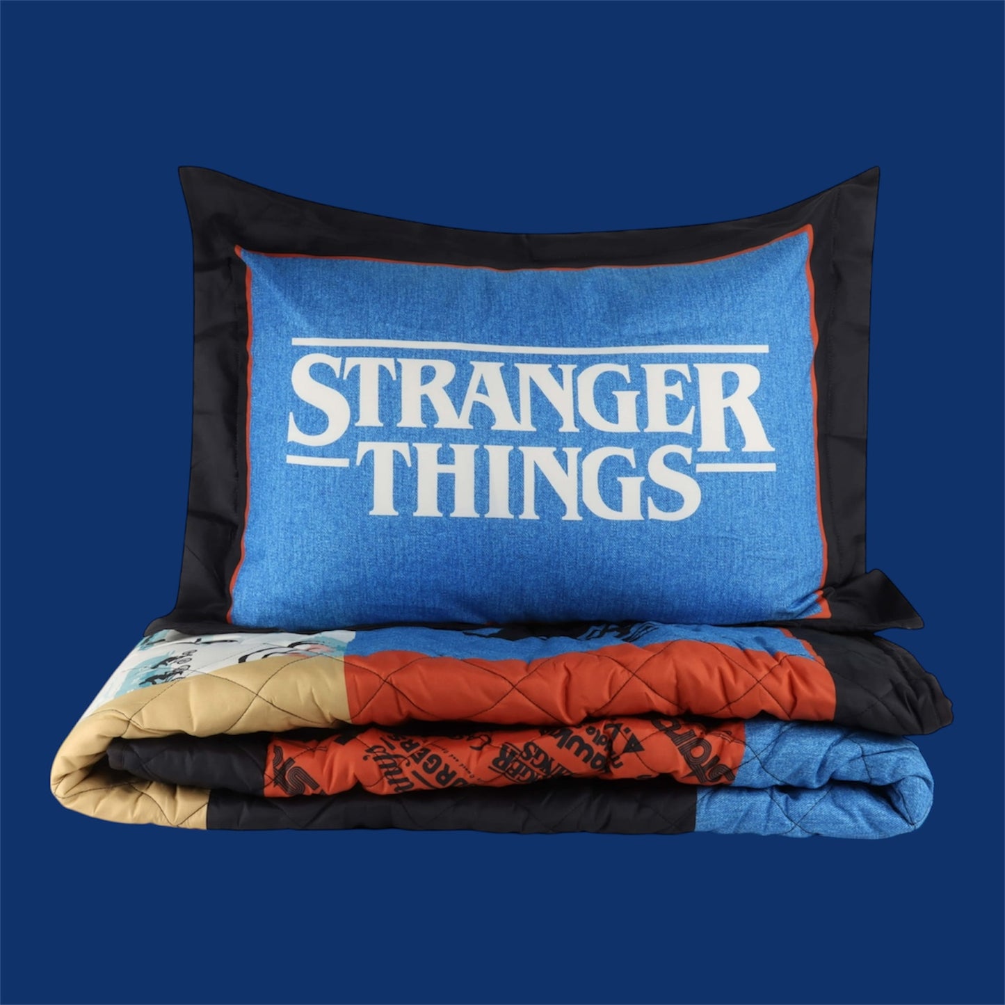 STRANGER THINGS★ストレンジャーシングス★QUILT&Pillow Case★SET★人形★フィギュア★ぬいぐるみ★デモゴルゴン