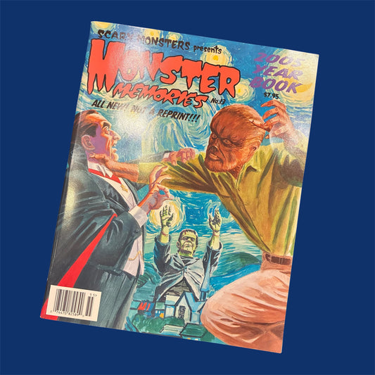2005年★Monster Memories No.13★フランケンシュタイン★オオカミ男★ドラキュラ★本★Book★コミック★ビンテージ★vintage★ぬいぐるみ★人形★フィギュア★universal monsters★ユニバーサルモンスター