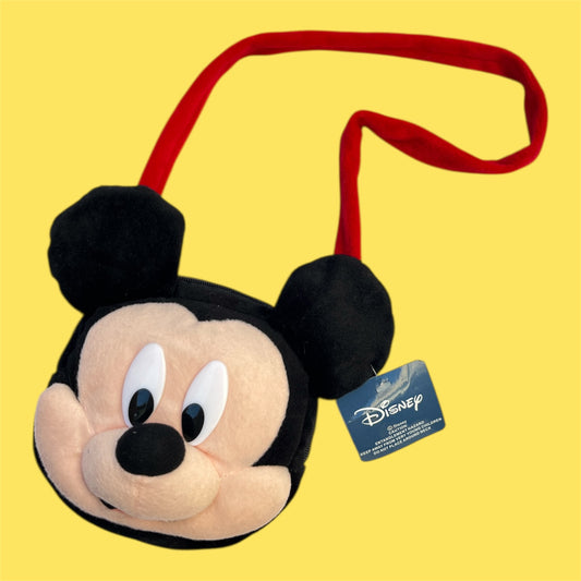 Vintage★Mickey Mouse★ミッキーマウス★フェイスショルダーバッグ★Bag★人形★ぬいぐるみ★フィギュア★ビンテージ