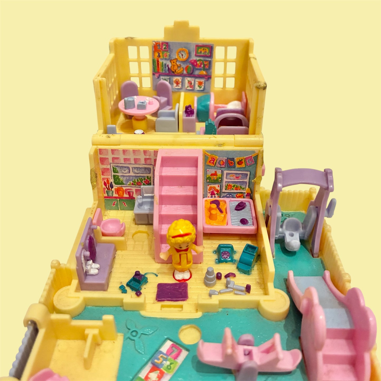 1994年★Polly Pocket★ポーリーポケット★Nursery School★学校★★お家★人形★フィギュア★ビンテージ★ミニチュア