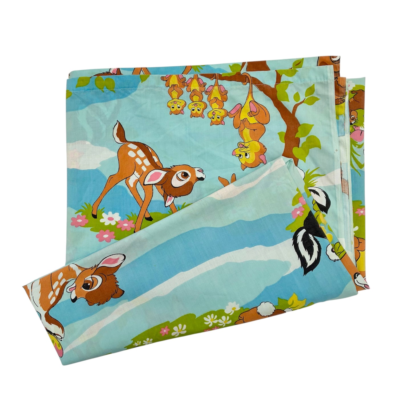 Vintage★ビンテージ★Disney★ディズニー★BAMBI★バンビ★フラットシーツ★sheets★ぬいぐるみ★人形★フィギュア★