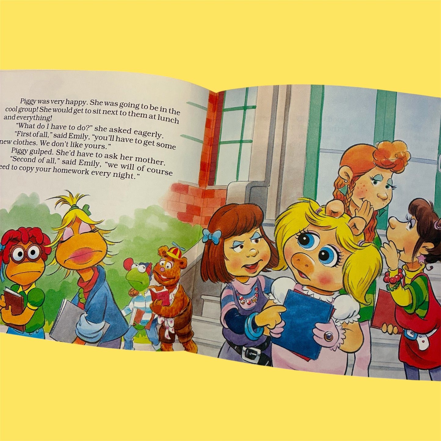 1991年★90's★MUPPET KIDS★マペットキッズ★Miss Piggy★ミスピギー★絵本★マペットショー★Muppts★マペッツ★ジムヘンソン★人形★ぬいぐるみ★フィギュア★ビンテージ★vintage