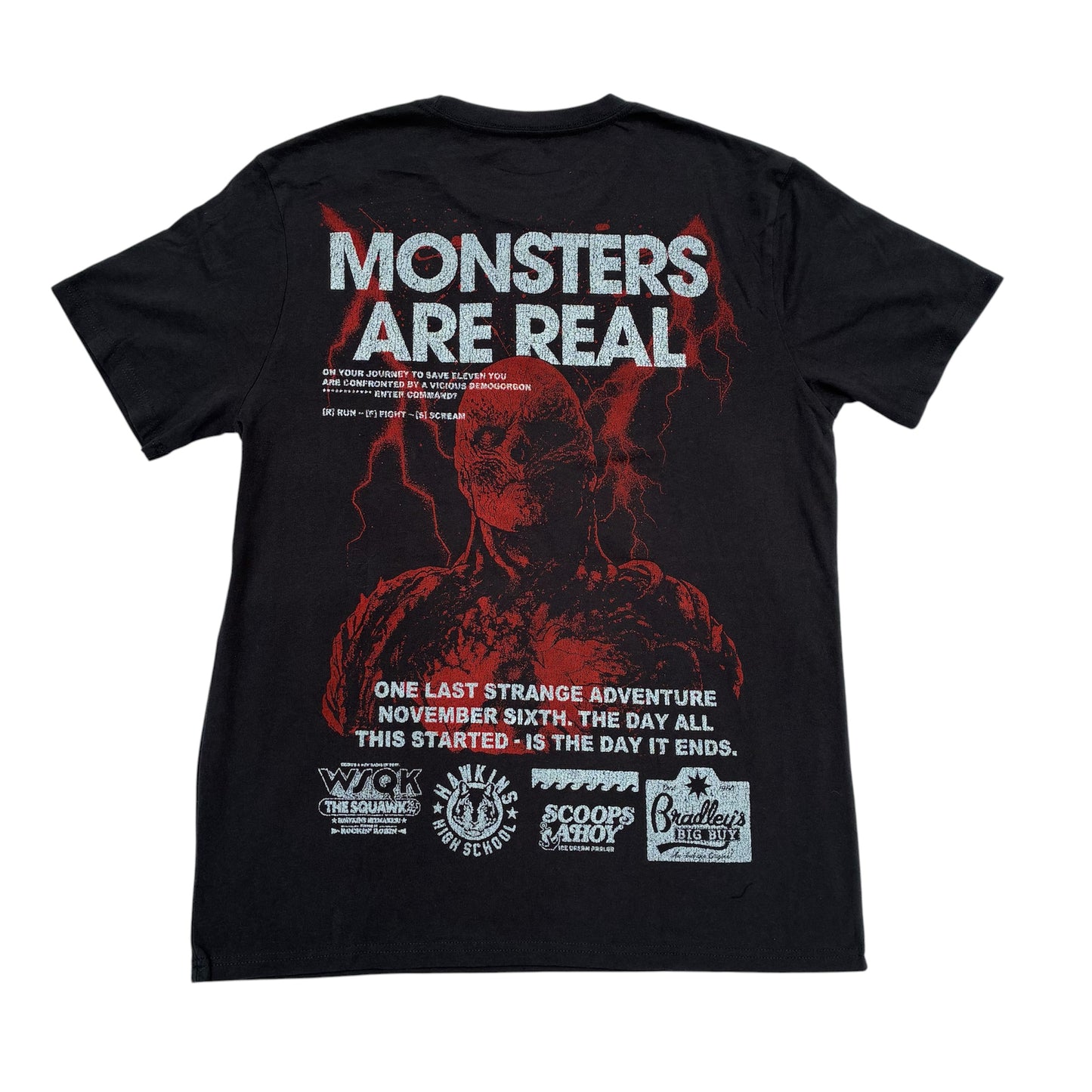 STRANGER THINGS★ストレンジャーシングス★Tシャツ★フィギュア★人形★ぬいぐるみ★エル★イレブン★マイク★ウィル★ダスティン★ルーカス★ヴェクナ★Lサイズ