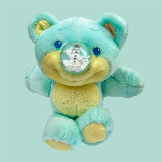 1987年★Nosy Bears★ノージーベア★Snowplay★雪だるま★ぬいぐるみ★フィギュア★人形★ビンテージ★vintage★ブルー