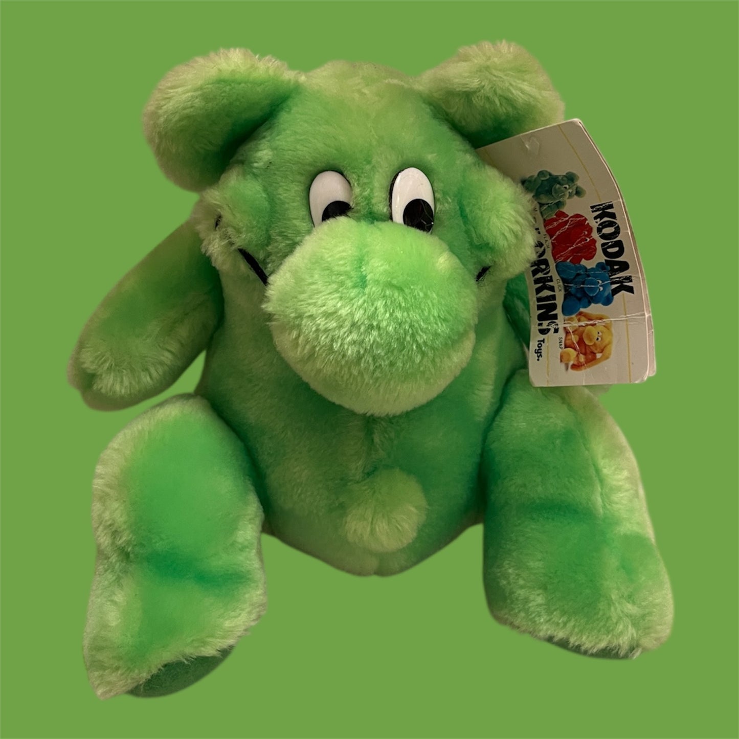 1989年★80's★KODAK★コダック★カメラ★ビンテージ★vintage★ぬいぐるみ★人形★フィギュア★グリーン★Zoom