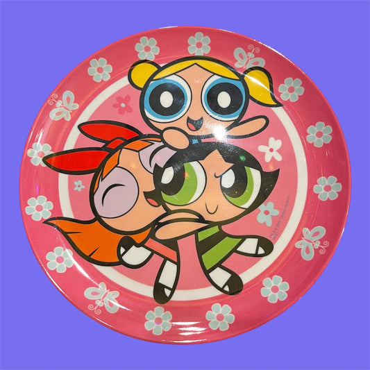 2002年★Powerpuff Girls★パワーパフガールズ★PPG★プレート★皿★人形★ぬいぐるみ★フィギュア