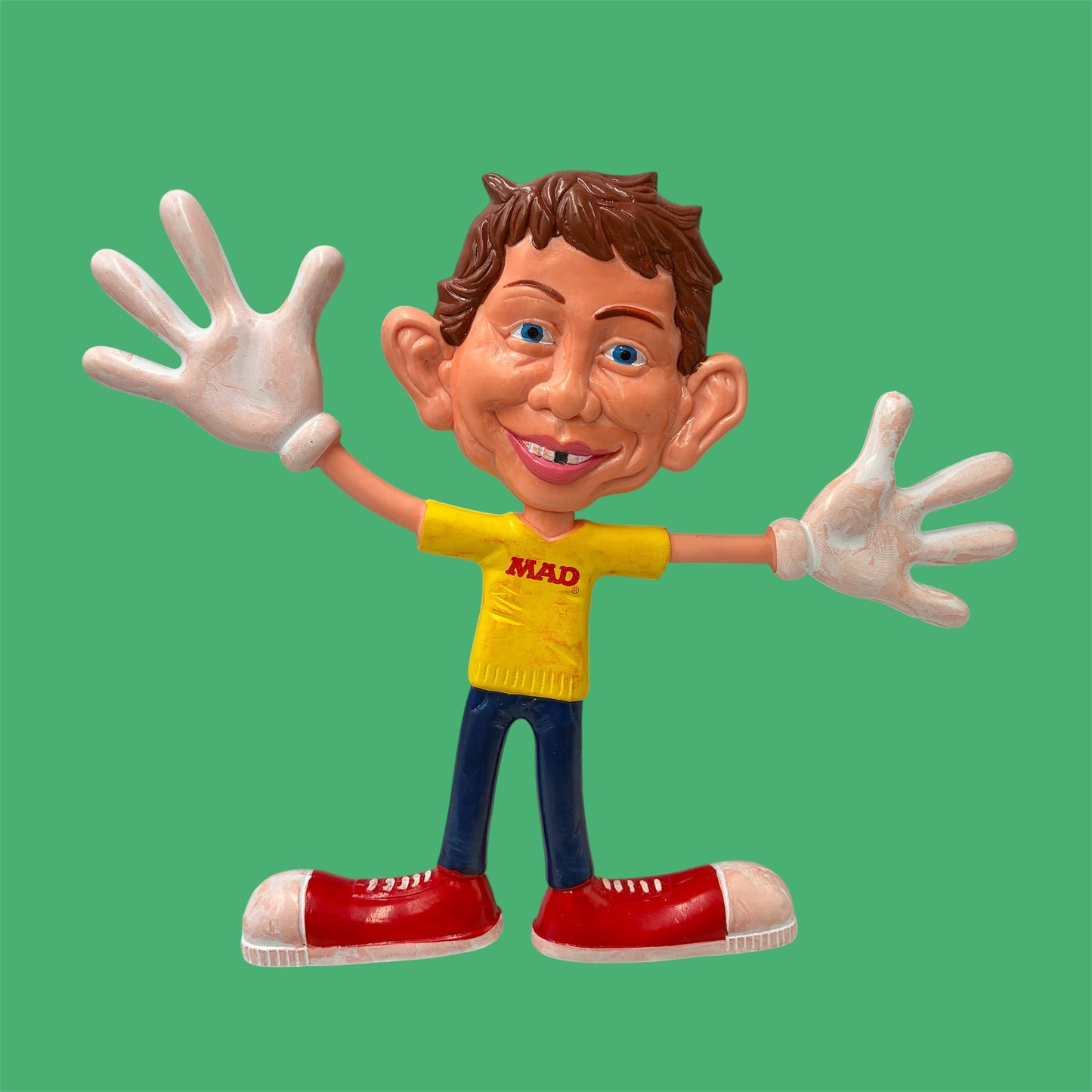 1988年★80's★MAD Magazine★ALFRED E. NEUMAN★マッドマガジン★マッドくん★ベンダブル★フィギュア★人形★ビンテージ★ルース