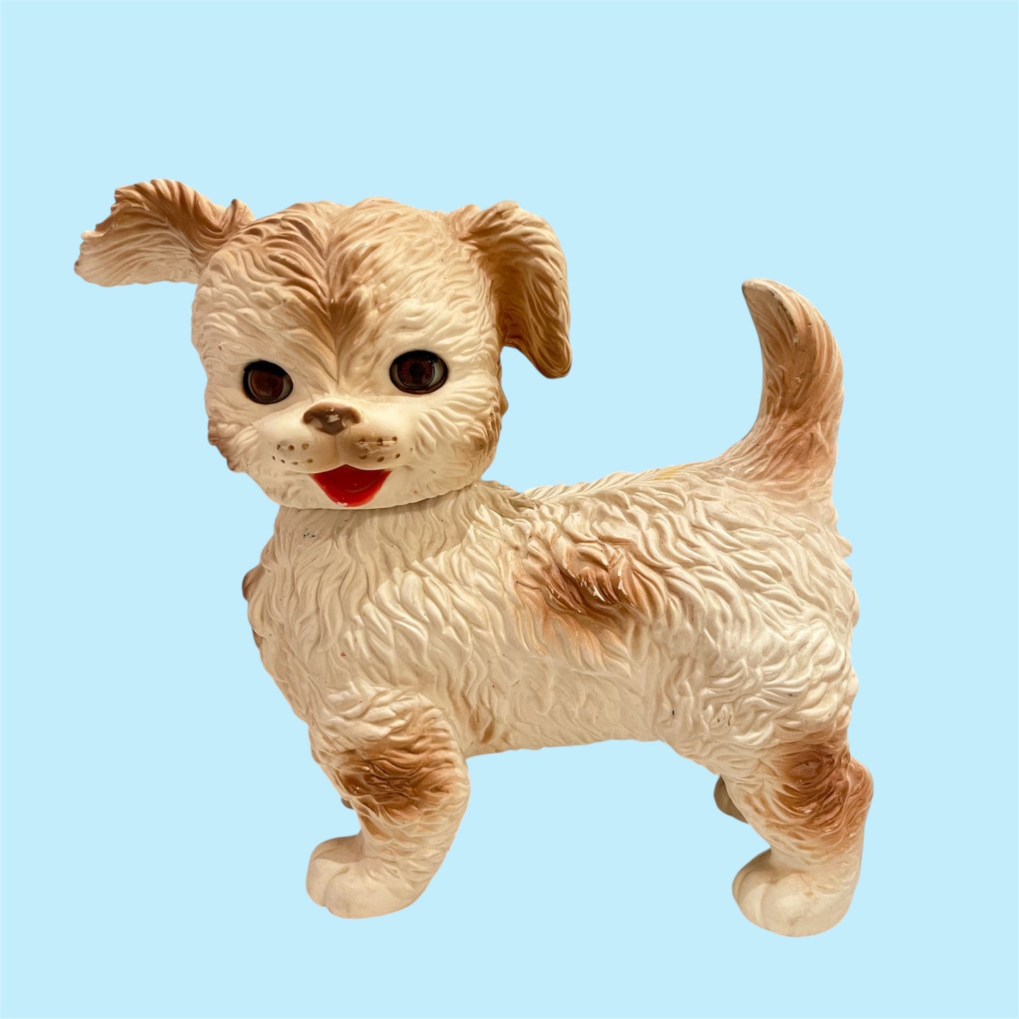 60's★Squeaky Rubber Dog★ソフビ★パピー★犬★フィギュア★人形★ラバー★ビンテージ★ぬいぐるみ★Arrow Rubber★ラシュトン