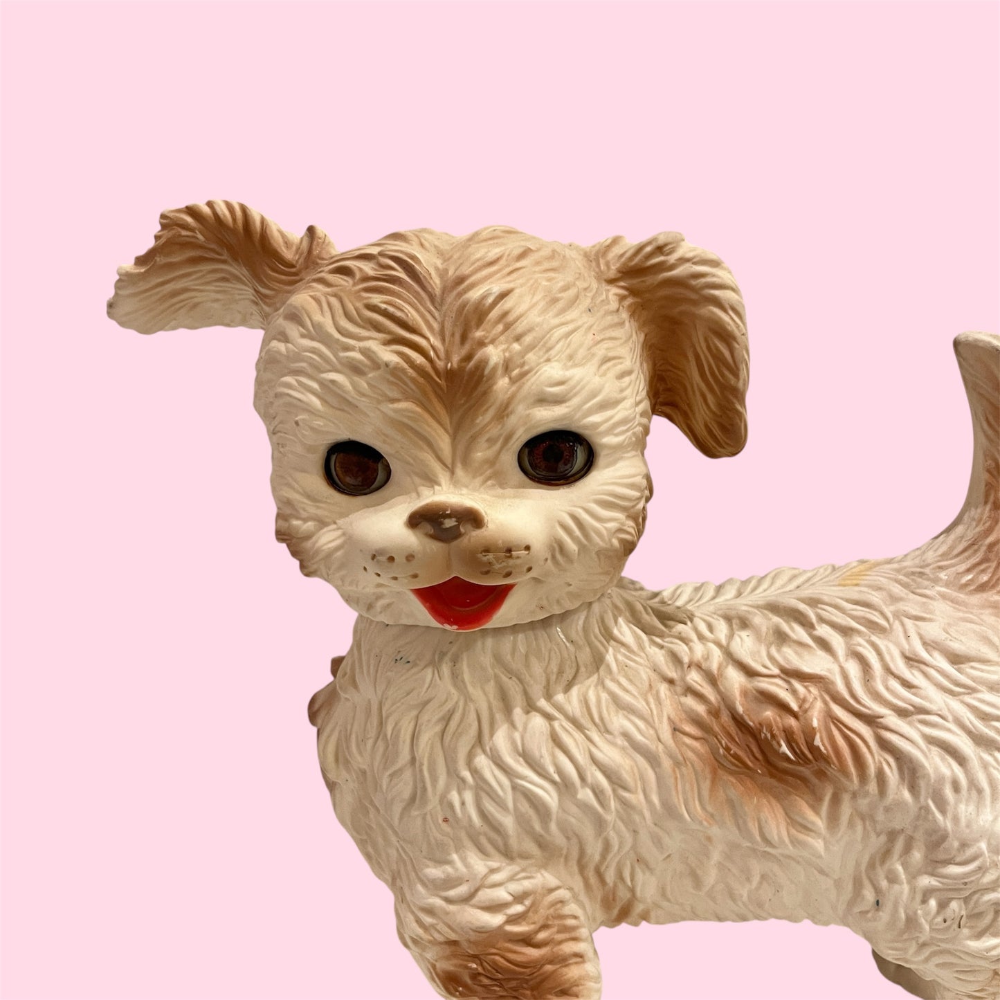 60's★Squeaky Rubber Dog★ソフビ★パピー★犬★フィギュア★人形★ラバー★ビンテージ★ぬいぐるみ★Arrow Rubber★ラシュトン