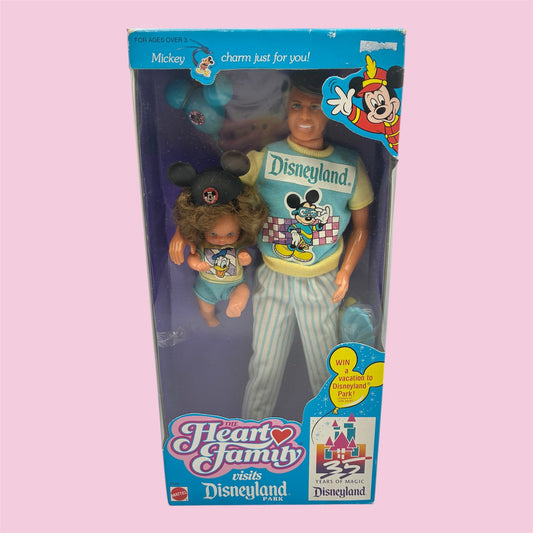 1989年★80's★MATTEL★THE Heart Family★ハートファミリー　★人形★Disney★ディズニー★フィギュア★ぬいぐるみ★ビンテージ★vintage★Dad&Boy★Barbie★バービー★Ken★ケン