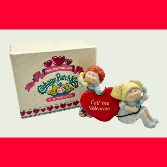 80's★1984年★Cabbage Patch Kids★キャベツ人形★VALENTINE★バレンタイン★陶器のお着物★フィギュア★人形★ぬいぐるみ★ビンテージ