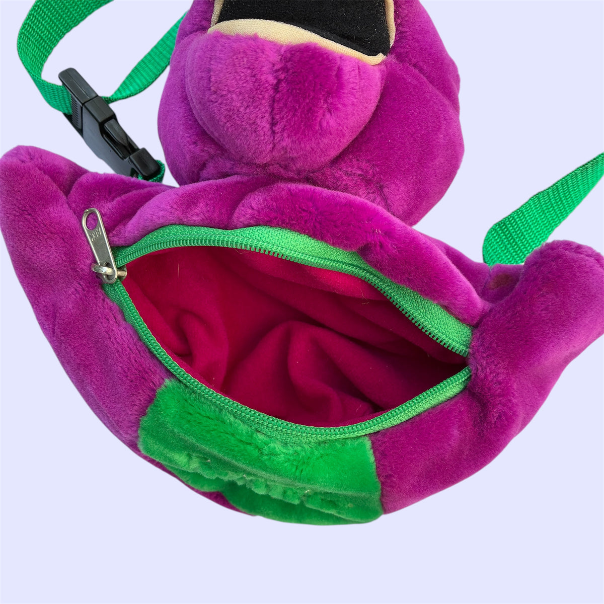 90's★Barney★バーニー★ウエストポーチ★人形★ぬいぐるみ★フィギュア★ビンテージ