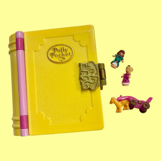 レア！ほぼ完成品！1995年★90's★Polly Pocket★ポーリーポケット★本★Story Book★Enchanted Storybook★人形★フィギュア★ぬいぐるみ★ビンテージ★コンパクト★