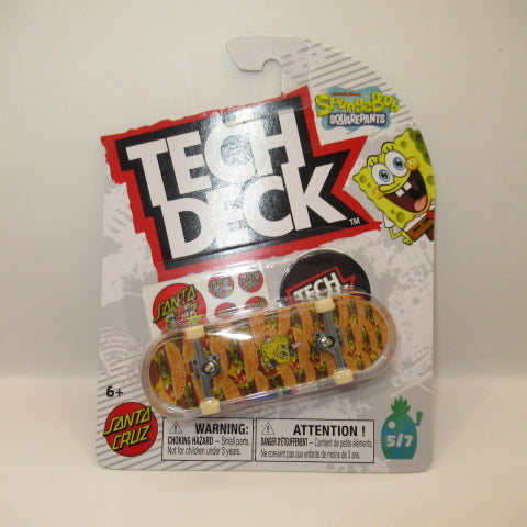 2025年★nikolodeon★ニコロデオン★SPONGEBOB★TECH DECK★スケボー★デッキ★指スケ★人形★フィギュア★ぬいぐるみ★SANTA CRUZ★サンタクルーズ★5/7