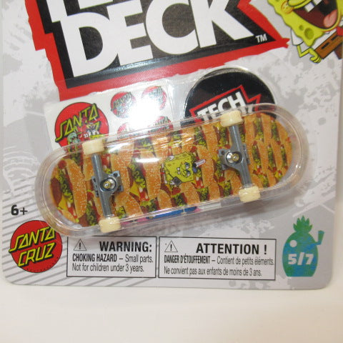 2025年★nikolodeon★ニコロデオン★SPONGEBOB★TECH DECK★スケボー★デッキ★指スケ★人形★フィギュア★ぬいぐるみ★SANTA CRUZ★サンタクルーズ★5/7