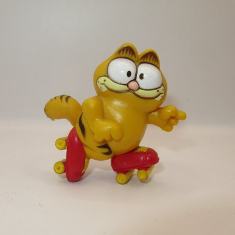 80's★GARFIELD★ガーフィールド★ビンテージ★PVC★フィギュア★人形★ぬいぐるみ★ローラースケート
