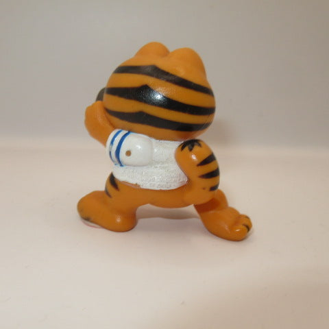 80's★GARFIELD★ガーフィールド★ビンテージ★PVC★フィギュア★人形★ぬいぐるみ★ラグビー