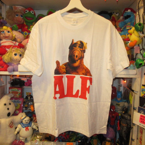 ALF★アルフ★Tシャツ★海外ドラマ★エイリアン★Men’s★Lサイズ★ホワイト★新品★フィギュア★人形★ぬいぐるみ