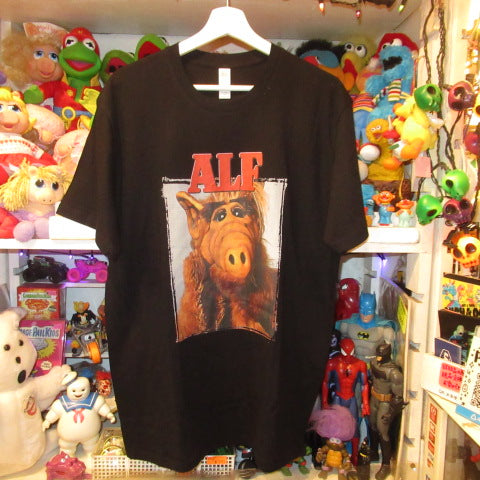 ALF★アルフ★Tシャツ★海外ドラマ★エイリアン★Men’s★Lサイズ★ブラック★新品★フィギュア★人形★ぬいぐるみ