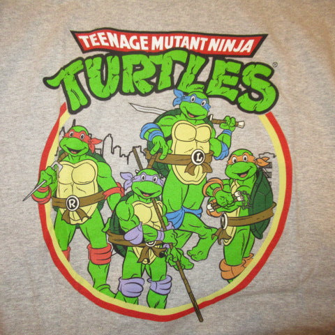 TEENAGE MUTANT NINJA TURTLES★ニンジャタートルズ★Tシャツ★ライトグレー★Men’s★Ｌサイズ★新品★フィギュア★人形★ぬいぐるみ★