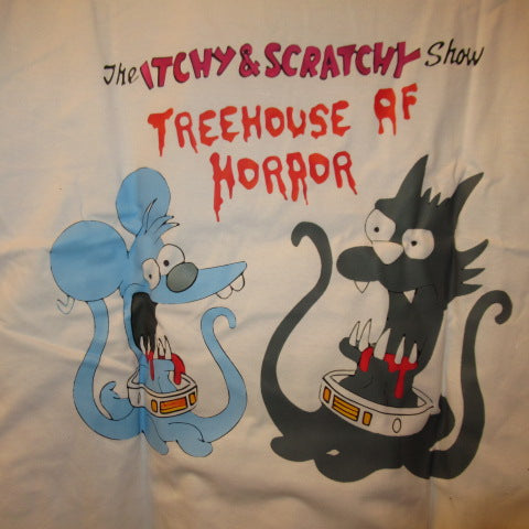 The SIMPSON'S★シンプソンズ★イッチー＆スクラッチー★Tシャツ★Men's★XLサイズ★ネコ★ネズミ★The ITCHY&SCRATCHY show★フィギュア★人形★ぬいぐるみ★