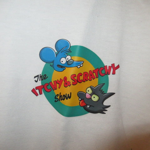 The SIMPSON'S★シンプソンズ★イッチー＆スクラッチー★Tシャツ★Men's★Lサイズ★ネコ★ネズミ★The ITCHY&SCRATCHY show★フィギュア★人形★ぬいぐるみ★