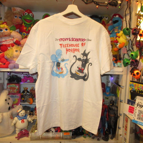 The SIMPSON'S★シンプソンズ★イッチー＆スクラッチー★Tシャツ★Men's★Lサイズ★ネコ★ネズミ★The ITCHY&SCRATCHY show★フィギュア★人形★ぬいぐるみ★
