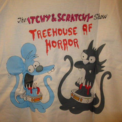The SIMPSON'S★シンプソンズ★イッチー＆スクラッチー★Tシャツ★Men's★Lサイズ★ネコ★ネズミ★The ITCHY&SCRATCHY show★フィギュア★人形★ぬいぐるみ★
