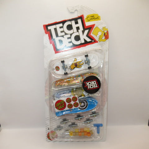 2025年★TECH DECK★スケボー★指スケ★THE SIMPSONS★シンプソンズ★SANTA CRUZ★サンタクルーズ★人形★フィギュア★ぬいぐるみ★ホーマー★クラスティ★４つセット