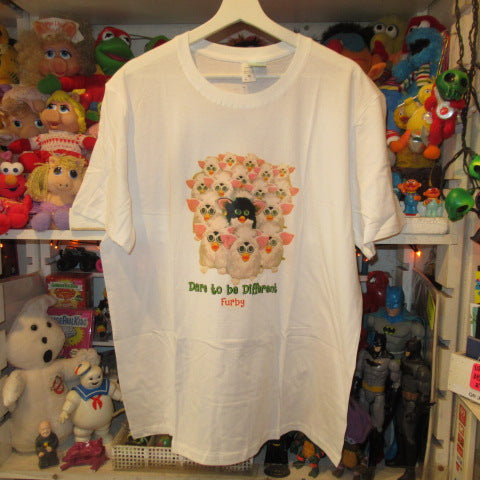 Furby★ファービー★Tシャツ★ホワイト★Men's XLサイズ★フィギュア★人形★ぬいぐるみ★