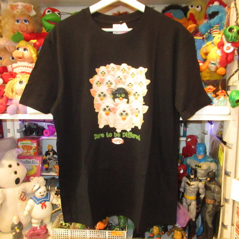 Furby★ファービー★Tシャツ★ブラック★Men's Lサイズ★フィギュア★人形★ぬいぐるみ★