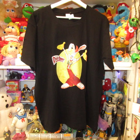 Disney★ディズニー★Who framed ROGER RABBIT★ロジャーラビット★Tシャツ★Men's★Lサイズ★ブラック★フィギュア★人形★ぬいぐるみ★新品★