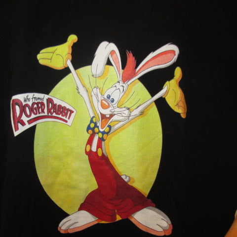 Disney★ディズニー★Who framed ROGER RABBIT★ロジャーラビット★Tシャツ★Men's★Lサイズ★ブラック★フィギュア★人形★ぬいぐるみ★新品★