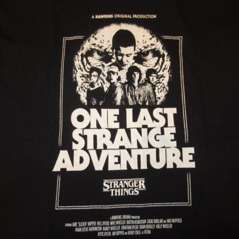 STRANGER THINGS★ストレンジャーシングス★Tシャツ★ONE LAST STRANGE ADVENTURE★Men's★XLサイズ★イレブン★エル★マイク★ダスティン★フィギュア★人形★ぬいぐるみ