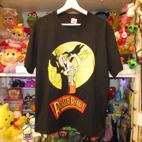Disney★ディズニー★Who framed ROGER RABBIT★ロジャーラビット★Tシャツ★Men's★Lサイズ★ブラック★フィギュア★人形★ぬいぐるみ★新品★