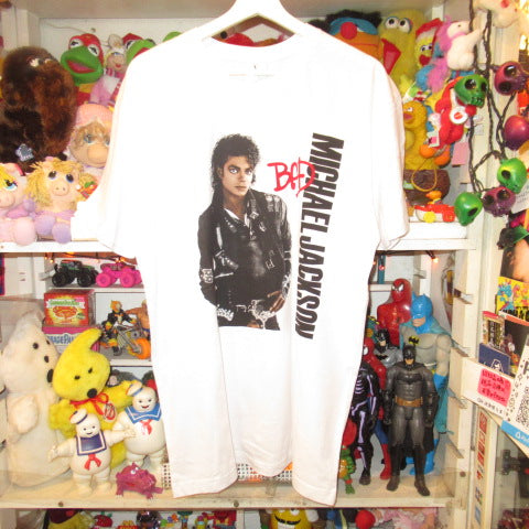 MICHAEL JACKSON★マイケル・ジャクソン★BAD★Ｔシャツ★Men’ｓ★Lサイズ★新品★フィギュア★人形★ぬいぐるみ★