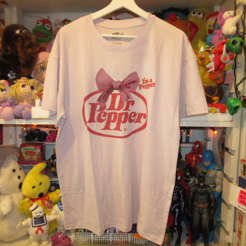 Dr Pepper★ドクターペッパー★Tシャツ★リボン★Lサイズ★Men’ｓ★アドバタイジング★企業物★新品★
