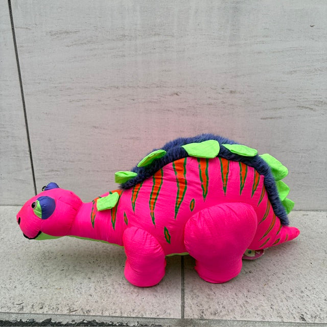 90’s★1993年★STUFFINS★恐竜★Dinosaurs★ぬいぐるみ★ネオンカラー★大きいぬいぐるみ★約60センチ★フィギュア★人形★ぬいぐるみ